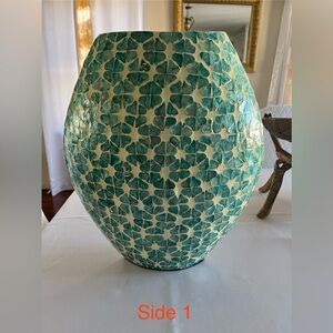 Green Mosaic Vase